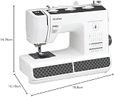 Brother HF27 Strong & Tough Heavy Duty Electronic Sewing Machine 27 Stitches view 7