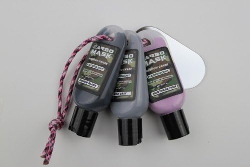 Carbomask Carbo Mask Facepaint (3 Pack), Black/Pink/Grey, 1 oz