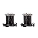 CCIYU 10Pack T4.2/T4 Red 3014SMD 3LED Neo Wedge A/C Climate Control Light Bulbs