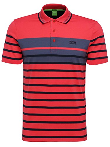 HUGO BOSS Boss Green Men's Paule 3 Open Red, Large