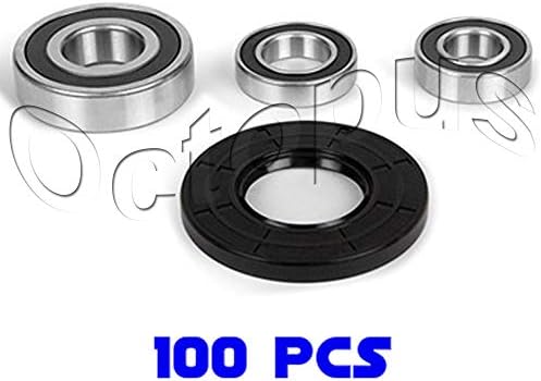 100Pcs Washer Bearing & Seal Kit Front Load W10253866,W10253856