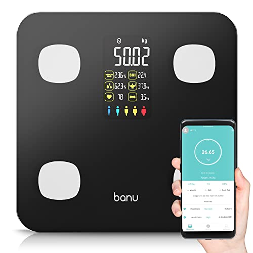 Digital Body Scales for Weight, Fat, Quick Visible 8 Body Composition ...