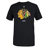 NHL Chicago Blackhawks Primary Logo T-Shirt, X-Large,Black