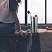Stainless Steel Protein Shaker Bottle Insulated Keeps Hot/Cold Dishwasher Safe/Double Wall/Odor Resistant/Sweatproof/Leakproof/BPA Free 20 oz (Silver)