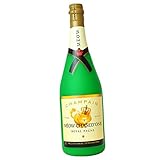 Silly Squeakers Wine Bottle Dog Toy, Meow Chased One, Large
