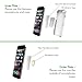 SMART & EASY Magnetic Car Mount Metallic Plates - Car Magnetic Phone Mount Stickers (Accessories Kit: 6X Metal Plates, 6X Adhesives)