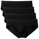 David Archy 4 Pack Men's Micro Modal Underwear Soft Comfy Briefs