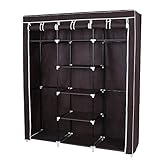 SONGMICS Double Rod Clothed Closet image large