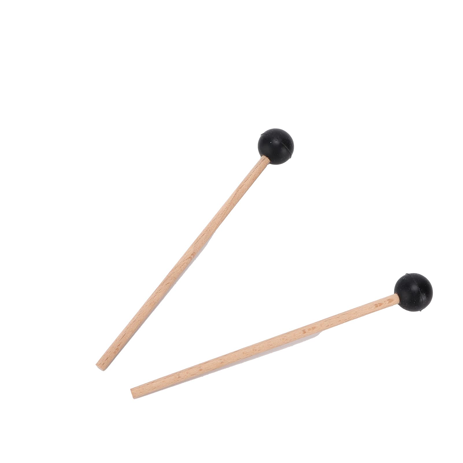 2Pcs Drum Sticks Maple Drumsticks Rubber Round Head Percussion Accessories for Ethereal Drums Marimba