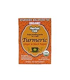 Organic Turmeric Ginger Black Pepper Tea (Case of 6)