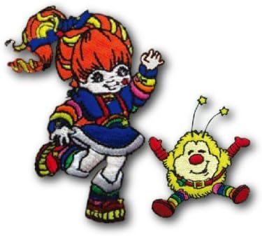 Amazon Co Jp アイロンワッペン Rainbow Brite レインボーブライト 2pセット ロゴワッペン アメリカン雑貨 並行輸入 車 バイク