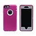 AlphaCell Cover Compatible with iPhone 6 Plus / 6S Plus | Full Body Protection with Carrying Belt Clip (Pink / White)