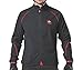 4ucycling Windproof Full Zip Wind Jacket with 3-layers Composite Stretchy Fabric Black, XL