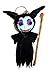 Maleficent Fairy Charm Voodoo String Doll Keyring Keychain