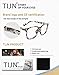 TIJN Blue Light Blocking Glasses Women Men Vintage Square Nerd Computer Glasses Anti Eyestrain