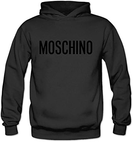 starlly Women's moschino Sweatshirt Hoodie Large Black