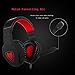 NUBWO U3 Xbox One PS4 Gaming Headset PC Mic, Laptop Computer Stereo Headphones with Microphone for Playstation 4 Xbox 1 Games Controller – Redthumb 2