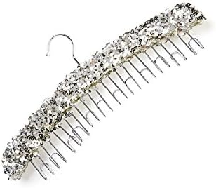Silver Sequin Accessory Jewelry Display Hanger