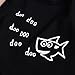 Baby Boy Girl T-Shirt Clothes Shark and Doo Doo Print Summer Cotton Sleeveless Outfits Set Tops and Short Pants (18-24 Months)