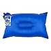 Self Inflating Camping Pillow, Compressible Travel Pillow, Foldable Air Pillow, Inflatable Pillow & Outdoor Pillow for Backpacking, Camping, Hiking, Traveling, Beach, Picnic, Outdoor Sports (Blue)