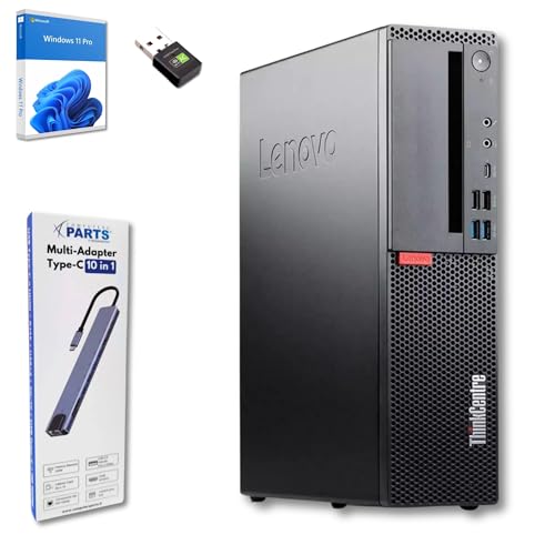 Lenovo ThinkCentre M720S Intel i7 8700 12 thread 4.60 GHz Business Office Multimedia Computer with 3 year warranty! - 16 GB - 1000 GB SSD - USB 3.0 - WLAN - Windows 11 Prof. 64 bit - #8268