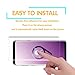 [2 Pack] Galaxy S9 Plus Screen Protector,Cafetec Tempered Glass Screen Protector with [9H Hardness][Easy Bubble-Free Installation][Anti-Scratch] Compatible with Samsung Galaxy S9 Plus. (S9 Plus-Clear)