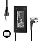 JUYOON 19.5V 6.15A 120W Charger ac Adapter for Clevo Prostar Sager Gigabyte MSI Gaming Notebook A12-120P1A A15-120P1A ADP-120MH D