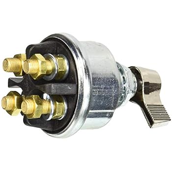 Fastronix 300A Heavy-Duty Battery Disconnect Switch – 1/2” Copper Studs, With Face Plate & Optional Indicator Light