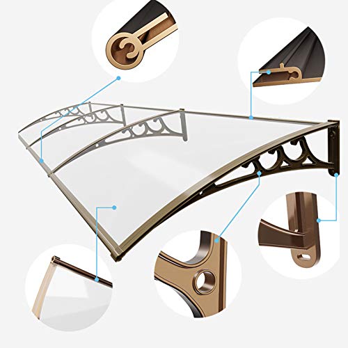 DNNAL Fenstermarkise Türdach, Door Canopy Outdoor-Markise kann gespleißt und regnete Regenschutz für Haustür, Veranda… – Bild 7