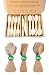 Disposable Wooden Forks, Spoons, Knives Set, 200 Count, Alternative to Plastic Cutlery, Biodegradable, Compostable Utensils, Eco-Friendly Cutlery for Birthday Party and Camping by Zee Luxx Home