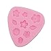 Vipe Cake Molds Fondant Sugarcraft Cake Chocolate Soap DIY Mold Baking (9 Flower)