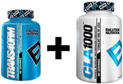 Evlution Nutrition EVL Trans4orm 120 Count + CLA 1000 90 Count Fat Loss Stack
