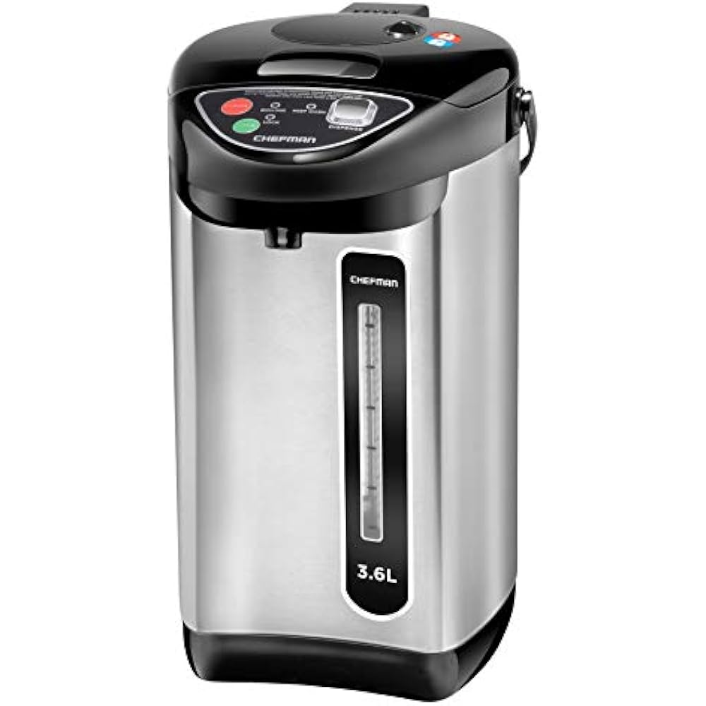 Chefman Electric Hot Water Pot Urn W/Auto & Manual Dispense Buttons