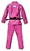 FUJI All-Around Brazilian Style Jiu Jitsu Uniform, Pink, Size W1