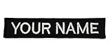 4 Inches, Custom Name Tape with Velcro / Personalized Military Name Tapes, Tactical