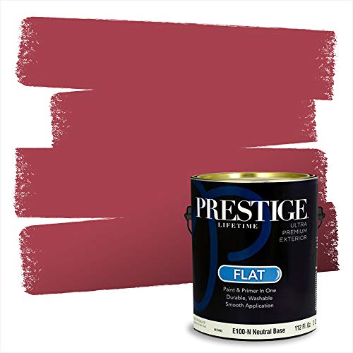 PRESTIGE Paints Exterior Paint and Primer In One, 1-Gallon, Flat, Comparable Ma…