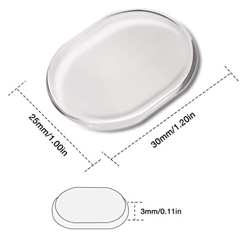18pcs Clear Drum Damper Gel Pads Silicone Snare Drum Silencer Drum set Mute Dampener Stickers For Drums Tone Control