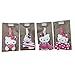 Finex Set of 4 - Hello Kitty Travel Luggage ID Tag for Bags Suitcases with Adjustable Strap