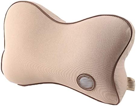 カーカーシートプロテクター用シートカバー 背骨を保護するための調節可能な高さの記憶泡が付いている車のヘッドレスト カーシートクッションカーシートマット Yellow 安値 色