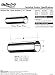 Deflecto DP244 LAM229 Aluminum Pipe, 4 in. x 24 in, No Color