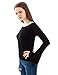 PRETTIGO Women Off the Shoulder Sweater Bell Trumpet Sleeve Sweater for Women