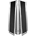 Titan Ramps 8' Folding Aluminum Wheelchair Ramp 600 lb. Capacity Anti-Slip Threshold Entryway Home Access No Assembly
