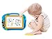 Magnetic Magna Doodle Drawing Board For Kids - Colorful Sketch Erasable Tablet Education Writing Pad With 2 Magnet Shapes - Gift for Little Girls Boys Kids Children Travel Size (Blue)
