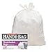 Handi-Bag HAB6FW130 Super Value Pack, 8gal, 0.6mil, 22 x 24, White (Box of 130)