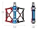 ROCKBROS Mountain Bike Pedals Flat Pedals Mountain Bike Pedals Platform Cycling Sealed Bearing Aluminum 9/16 Bicycle Pedals for MTB Mountain Bike