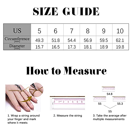 UHIBROS 2Rows Heart Cut Eternity Ring 14K Silver Plated Cubic Zirconia Wide Wedding Band Fashion Rings for Women Men