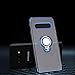 LONTECT for Galaxy S10 Plus Case Clear Slim Soft TPU Cover Case with Electroplated Frame Finger Grip Rotating Ring Holder Stand Work with Magnetic Car Mount for Samsung Galaxy S10 Plus, Blue
