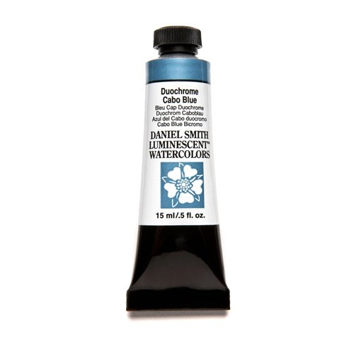 Daniel Smith Extra Fine Watercolor 15ml Paint Tube, Duochrome, Cabo Blue
