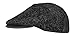 Folie Co. Medium 100% Wool Herringbone Winter Ivy Cabbie Hat w/Earflaps – Driving Hat Grey