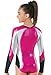 Balera Gymnastics Leotard Long Sleeve Metallic with Rhinestone Accents